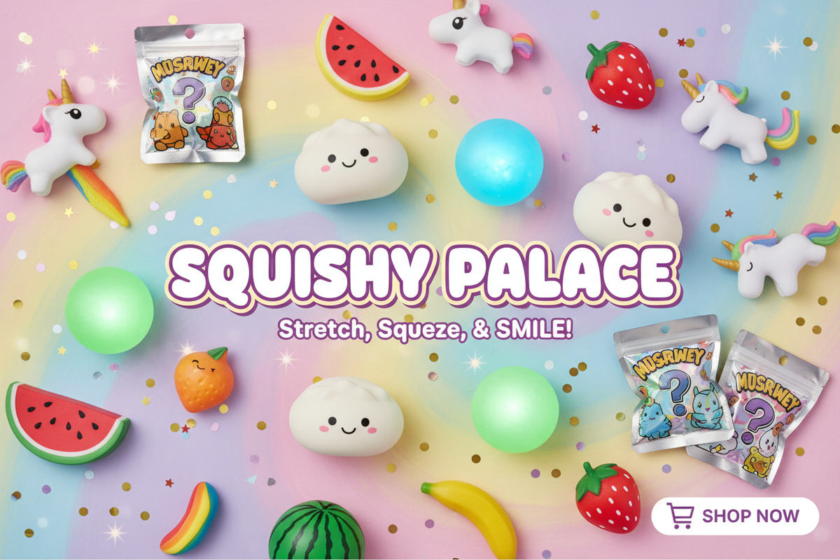 Squishy Toy Store Hero Banner